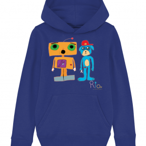 Robot and dog Mini Cruiser - Iconic Kids Hoodie