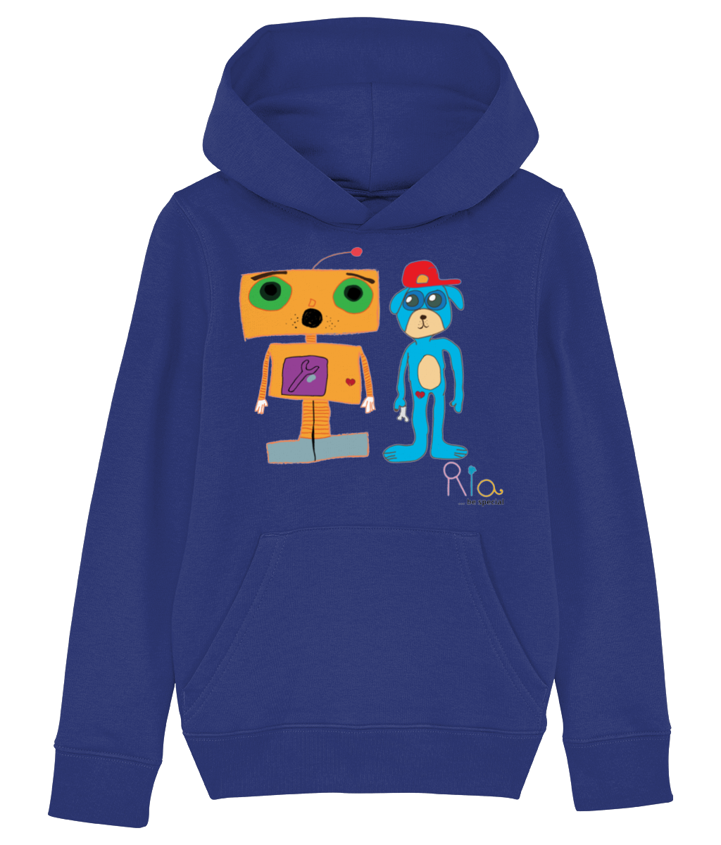 Robot and dog Mini Cruiser - Iconic Kids Hoodie