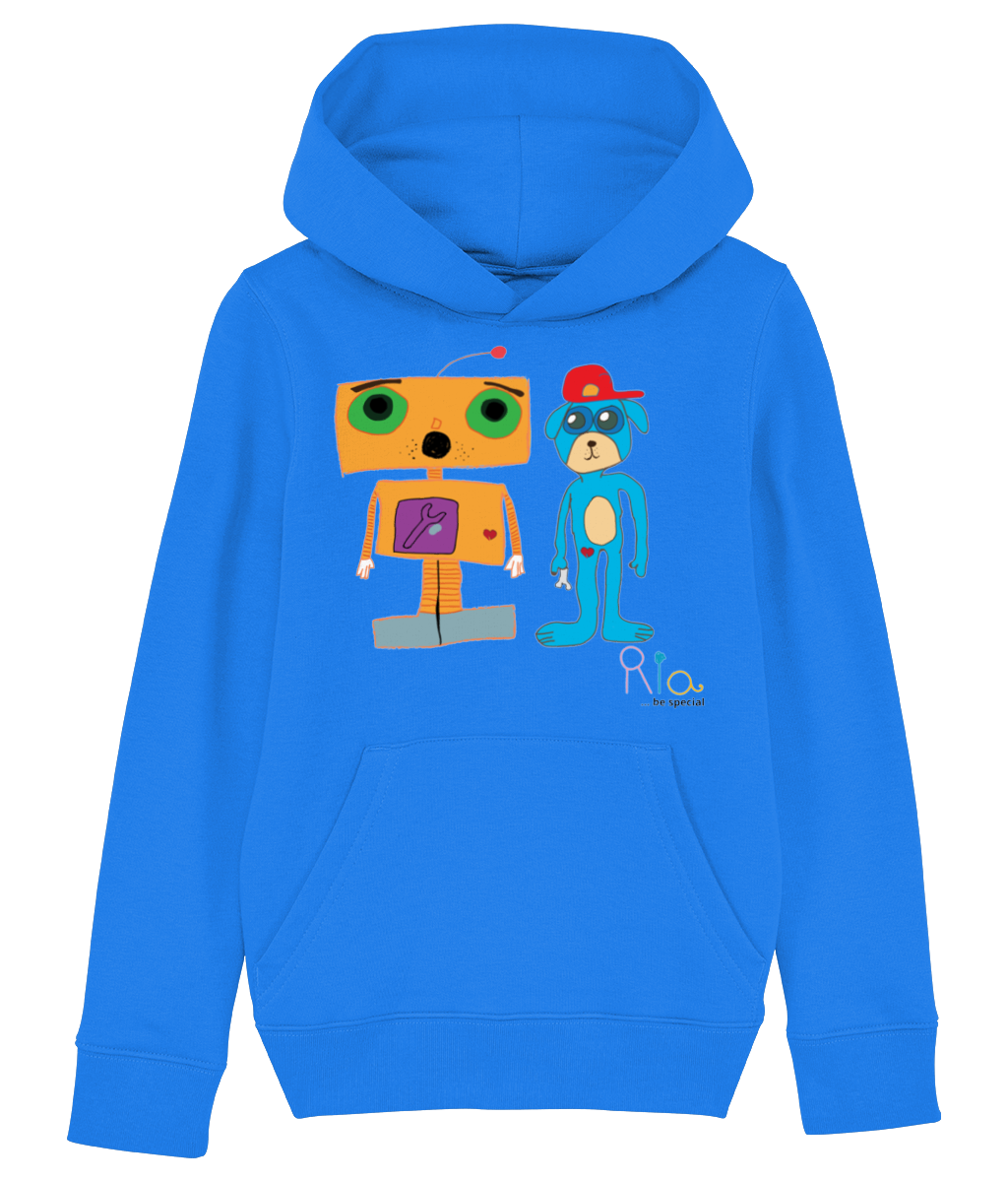 Robot and dog Mini Cruiser - Iconic Kids Hoodie
