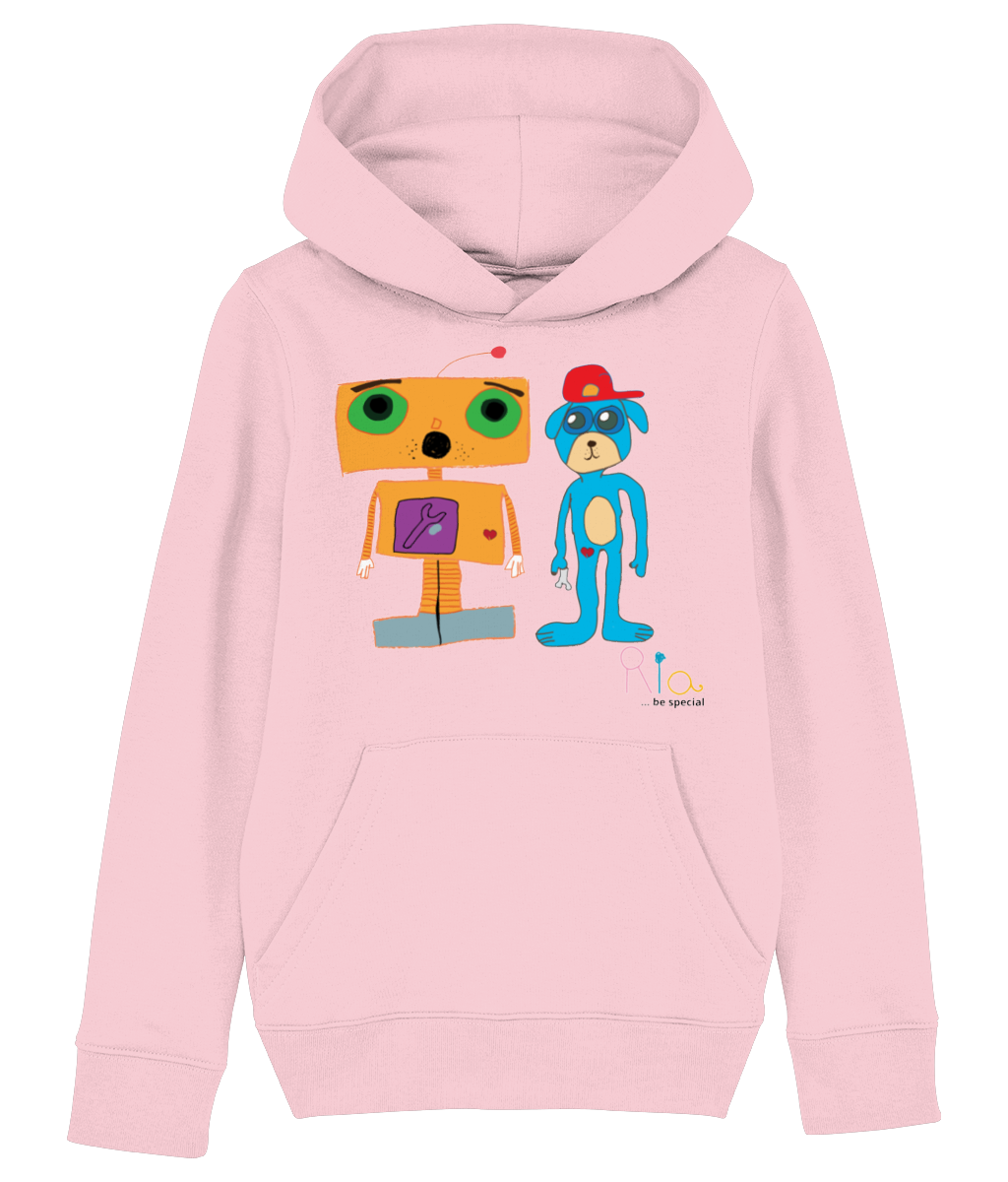 Robot and dog Mini Cruiser - Iconic Kids Hoodie