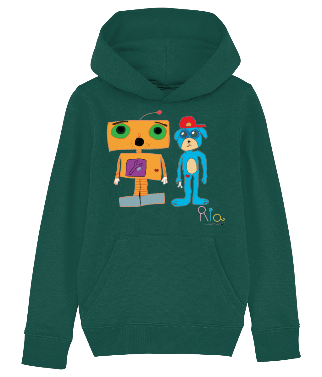 Robot and dog Mini Cruiser - Iconic Kids Hoodie